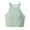 Green, variant on Staron Women's Tank Top with Built-in Bra Seamless Slim Fit Sleeveless Casual Comfy Stretchy V Neck Cami, Black M