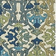 thumbnail image 5 of 7' X 10' Green Gray and Tan Floral Power Loom Area Rug, 5 of 10