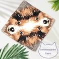 thumbnail image 3 of Pixel Dog Pack of Two Breathable Chiffon Yarn Dog Bandanas - Translucent Pet Collars for Small & Large Dogs - 16x16x22.8in & 20.9x20.9x30in Sizes, 3 of 5