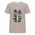 thumbnail image 4 of T Shirts for Men under $5 Short Sleeve Round-Neck Print Round Neck Casual Shirts, 4 of 4