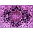 thumbnail image 1 of Ahgly Company Indoor Rectangle Medallion Purple Traditional Area Rugs, 6' x 9', 1 of 4