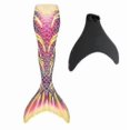thumbnail image 1 of Adult Reinforced Mermaid Tail For Swimming, Monofin IncludedyellowL, 1 of 2