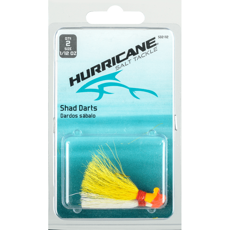 Hurricane Shad Darts 1/12 oz 2 Pack