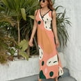 thumbnail image 3 of Leopard Print Pattern Sleeveless Dress Woman Fashion Long Dresses Women's Summer Suit Dress 2025, 3 of 7