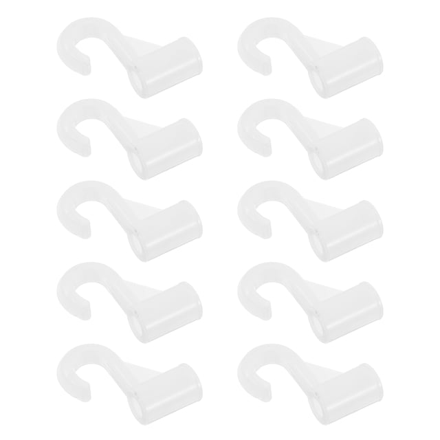 unbranded 10Ud Colgador Multipropósito Para Barra De Closet Fácil De Instalar Sin Taladro