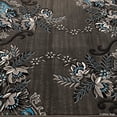 thumbnail image 4 of Blue AllStar Modern. Contemporary Woven Area Rug. Drop-Stitch Weave Technique. Carved Effect. Vivid Pop Colors (5' x 6' 11"), 4 of 7