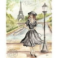 thumbnail image 3 of Tre Sorelle Studios 15x18 Black Modern Framed Museum Art Print Titled - Springtime Paris Fashion I, 3 of 5