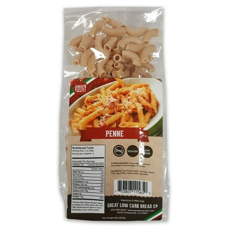 Great Low Carb Bread Company, Low Carb Pasta, Low Carb Penne, 8