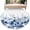 Blue White, variant on Blue Blooms Floral Area Rugs 5'x7', Washable Small Throw Rugs for Laundry Room Playroom, Spring Flowers Botanical Blue Ombre Indoor Outdoor Rug Non-Slip Low Pile Carpet Runner Reversible Floor Mats