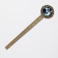 thumbnail image 2 of Wolf Handcrafted Lace Bookmark in Antique Bronze - Gift for Readers and Book Lovers, 2 of 5
