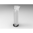 thumbnail image 1 of FixtureDisplays® Frosted Acrylic 3 Sided Gridwall Display Rack 11680, 1 of 2