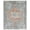 Blue, variant on ECARPET Traditional Distressed Ultra Soft Area Rug Bahama Heriz Collection