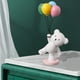 thumbnail image 5 of Figura de oso polar con globo, adorno de resina, escultura para TV, soporte de oficina oso globo, 5 of 9
