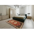 thumbnail image 4 of Ahgly Company Indoor Square Traditional Red Persian Area Rugs, 7' Square, 4 of 6