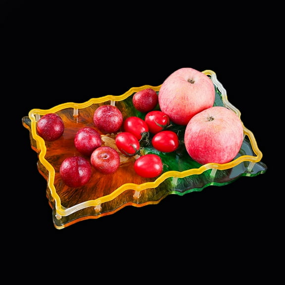 GARVALON Silicone Tray Molds for Epoxy Resin Diy Projects 1Pack Irregular Shape White 35.5X9.1In