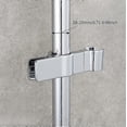 thumbnail image 4 of Soporte ajustable para cabezal de ducha para barra deslizante, universal de 18-25 mm de diámetro exterior, soporte para cabezal de riel para barra deslizante, abrazadera deslizante para baño., 4 of 5