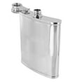 thumbnail image 3 of B8851 Flask, 6oz, Stainless Steel Polished 18-8, 3 of 7