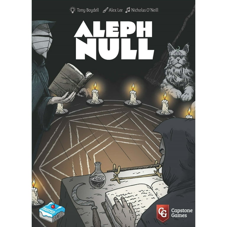Capstone Games Aleph Null - Capstone Games, Single Player Card Game - Deck Deconstruction, Escalating Tension, Card Combos, & Hell Itself! Ages 14+, 1 Player, 30 Minutes Capstone Games Aleph Null - Capstone Games, Single Player Card Game - Deck Deconstruction, Escalating Tension, Card Combos, & Hell Itself! Ages 14+, 1 Player, 30 Minutes