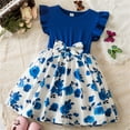 thumbnail image 2 of YunPes Girl's Floral Tutu Dresses Ruffle Sleeveless Summer Bowknot A Line Birthday Princess Dress Toddler Cute Clothes, 2 of 4