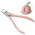 thumbnail image 4 of Alicate para cutículas, tijera de acero inoxidable para eliminar la piel muerta cortaúñas encarnadas para salón de manicura y hogar herramienta para manicura y pedicura(Oro rosa), 4 of 5