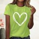thumbnail image 4 of Fiudx Ofertas Flash Artículos En Oferta Top de Manga Corta para Mujer, Informal, con Cuello Redondo, Sexy, con Estampado Degradado, Regular, para Verano, 4 of 6