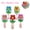 random color, variant on Bouquet Flower Shape Foil Balloon for Party Decorations & Creative Gifts