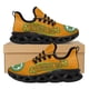 thumbnail image 1 of Zapatillas de plataforma con estampado de trébol Tendencia del Día de San Patricio Zapatos vulcanizados Zapatos casuales transpirables ligeros planos con cordones, 1 of 6