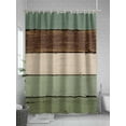 thumbnail image 5 of Farmhouse Rustic Wood Texture Shower Curtain, Sage Green Brown Bathroom Decor Curtains Set with Hooks, Waterproof Fabric Home Accessories， Stall 36 X 72 Inch, 5 of 6