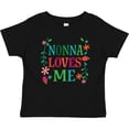 thumbnail image 3 of Inktastic Nonna Loves Me Granddaughter Girls Baby T-Shirt, 3 of 5