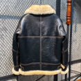 thumbnail image 2 of 2024 High Street Men's Winter Fashion Coat Genuine Sheepskin Leather Real Natural Super Thick Wool Liner for -30 -40 Degree Black Plus Oversize for 100 kgs,52,Black, 2 of 7