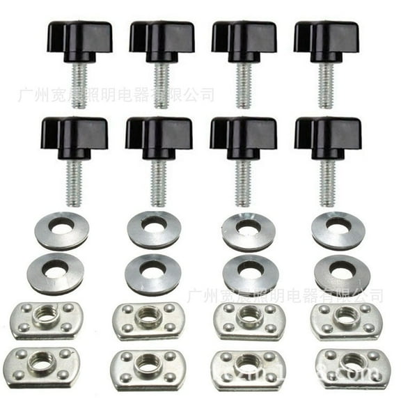 BERTDOMD 8pcs Heavy Duty D Rings for Car Trailer Tie Down Anchors Metal Anchor Hook for Car Trunk Cargo Replacement Tie Down D-Rings