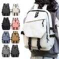 thumbnail image 2 of Utility Drawstring Buckle Backpack Multi Side Adjust Straps for Ages 5rd 6th 8th 10th Lightweight Waterproof Back To School Casual Laptop Bookbag, 2 of 3