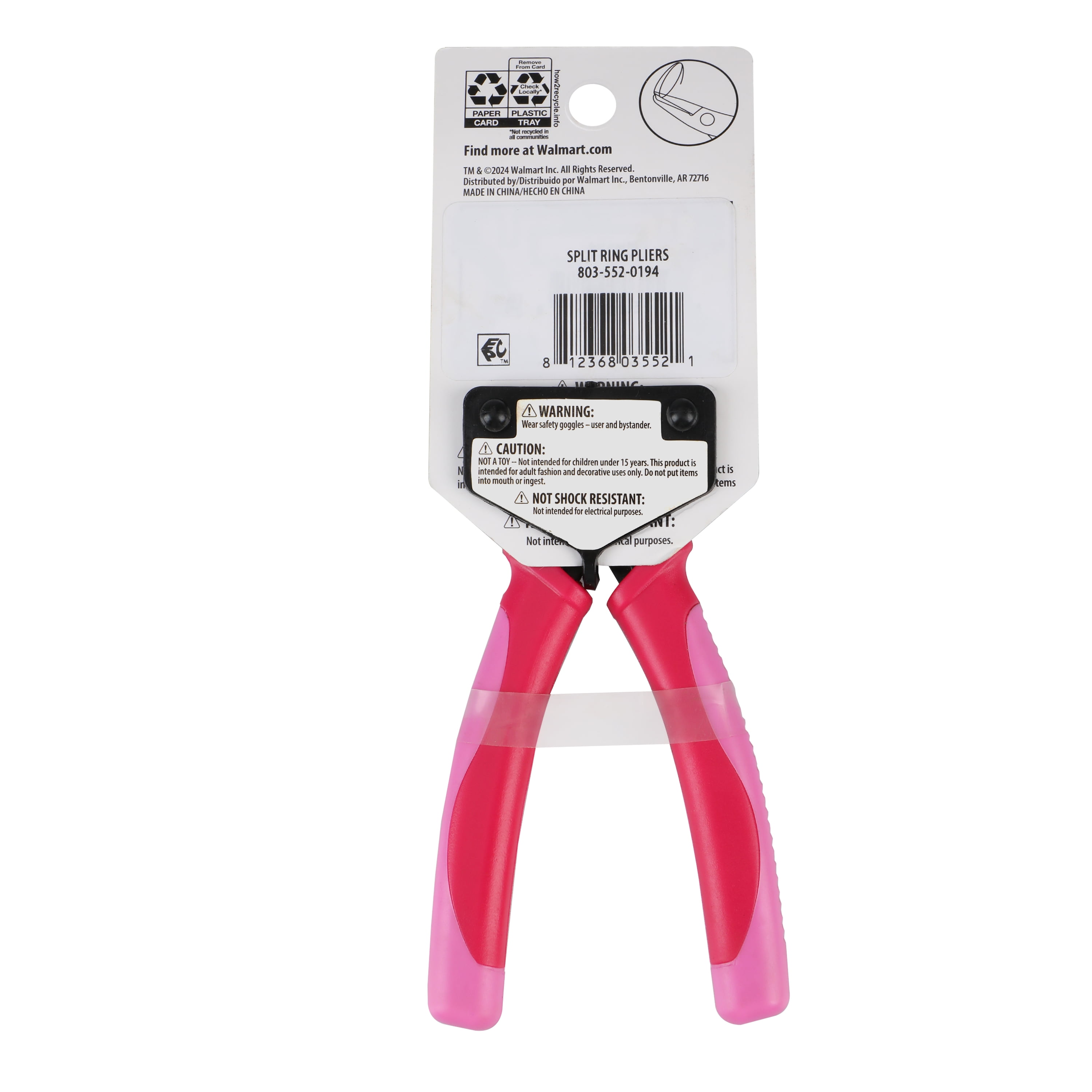 Hello Hobby Split Ring Pliers for Jewelry Crafts, 1 count