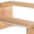 thumbnail image 3 of All Things Cedar HT34 2 Tiered Western Red Cedar Spa Hot Tub Steps, 3 of 5