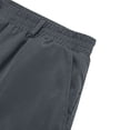 thumbnail image 5 of Mens Cargo Pants Sevevn Button Fly Elastic Side Waist Large Flap Pockets Straight Leg Relaxed Fit Cotton Woven Trousers for Casual Work Daily Wear, 5 of 9