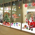 thumbnail image 6 of JHGoosa Merry Christmas Santa Christmas Tree Pattern Wall Sticker Living Room Shop Window Glass Door Wallpaper, 6 of 9