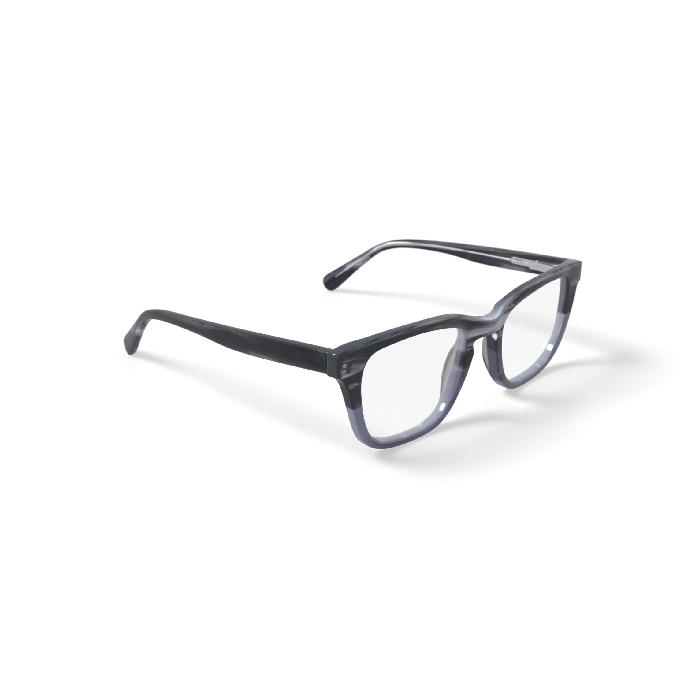 Walmart Men's MC003 Anthony Square Prescription Eyeglasses with Case, Grey Tortoise