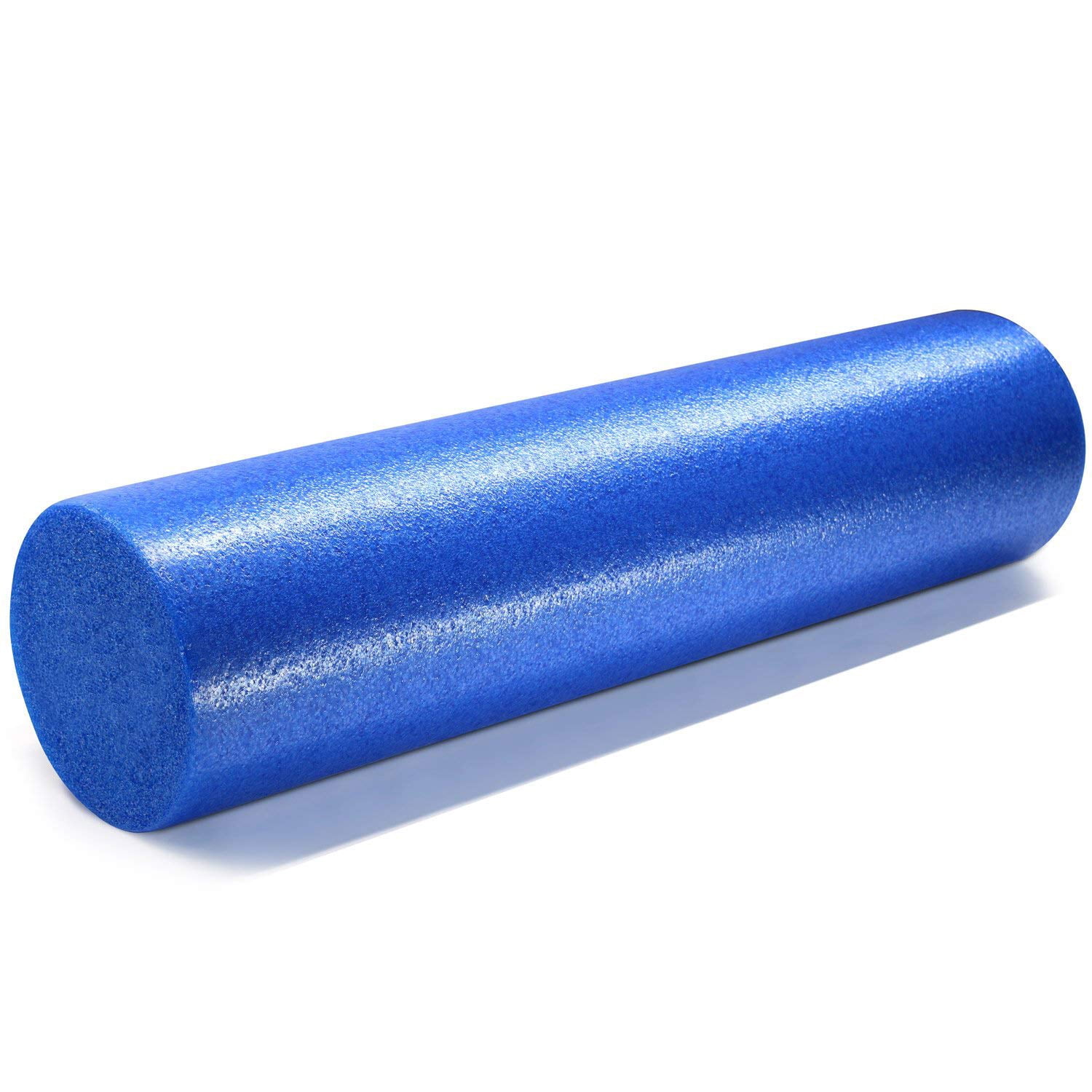 STOTT PILATES Soft Foam Roller – 36 Inch, Blue, Textured Non-Slip Surface