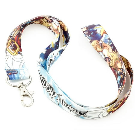 - Kingdom Hearts Neck Lanyard BLUE 25mm X 45cm Keychain Holder Mp3 Camera Holder Blue