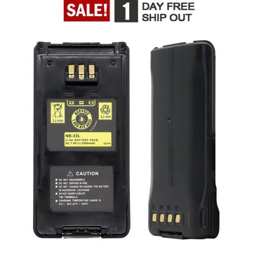 10 Pcs KNB-48L Replacement Battery For Kenwood Two-Way Radios – 2600mAh Li-ion For TK-5220 NX-300