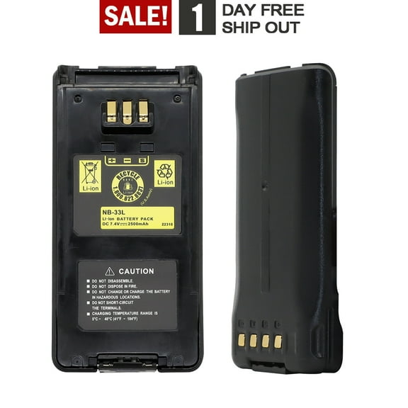For Kenwood Radio TK-5210GK2 TK-5210GK3 Battery KNB-31 KNB-33Li KNB-32N 7.4V 2500mAh Replacement Battery