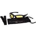 thumbnail image 4 of Jackson Safety Eyewear 25674 (10-Pack) Kimberly-Clark Professional V50 Calico Safety Glasses, Amber Anti-Fog Lens, Cushion Lining, Microfiber Bag/Cleaning Cloth, Interchangeable Temples and Head Strap, 4 of 4