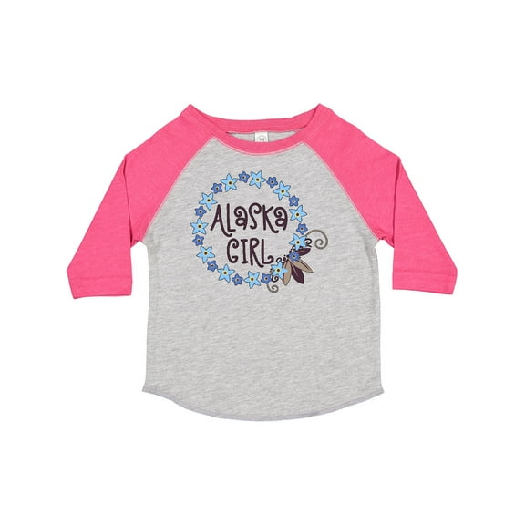 Inktastic Alaska Girl Forget-me-not Flower Girls Toddler T-Shirt