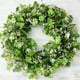 thumbnail image 5 of Corona de flores artificiales de primavera | Decoración de puerta con follaje artificial | Adorno redondo grande para pared | Decoración para puerta principal, chimenea o escalera, 5 of 9