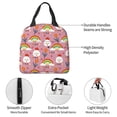 thumbnail image 4 of Fotbe Cartoon Chicken Bolsa Térmica con Estampado y Forro de Aluminio Grueso Bolsa de Almuerzo con Bolsillo Frontal para Hombres y Mujeres, Ideal para Trabajo, Escuela, 4 of 8
