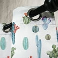 thumbnail image 3 of Ambesonne Flower Grommet Curtain, Desert Hot Mexican South, 50" x 108", Blue and Green, 3 of 6
