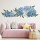 thumbnail image 1 of Un conjunto de bonitas pegatinas de pared de flores, decoración de pared de pegatinas de pared para la oficina del dormitorio de la sala de estar JAMW Sencillez, 1 of 5