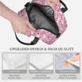thumbnail image 3 of Lukts Cute Rabbit Pattern Lunch Bag Insulated Lunch Box Crossbody Lunch Cag Lunch Container Cooler Cooling Tote for Adult Men Women, 3 of 7