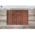 thumbnail image 3 of Linon Home Décor Washable Neil Area Rug or Runner Collection, Garnet and Ivory, 2' x 3', 3 of 7