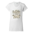 thumbnail image 2 of Wild Bobby, A Little Country, A Little Hood, Pop Culture, Women Standard V-Neck Tee, White, XX-Large, 2 of 4